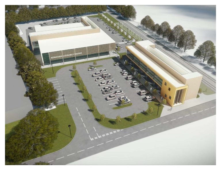 Bingham Leisure Centre - Artist impression